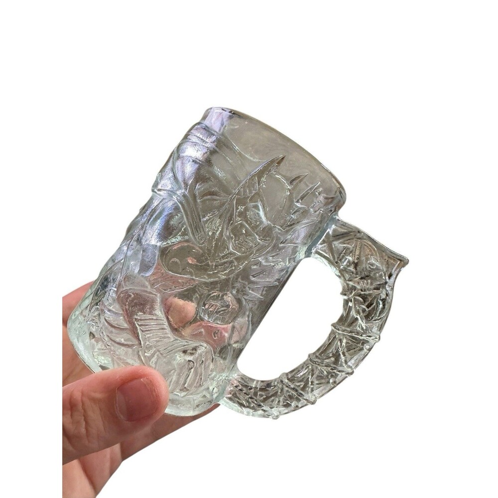 McDonalds Mug Cup Batman Forever 1995‎ Batman Glass Vintage Collectors